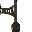 Soporte hombro acero polvo negro grafito marrón