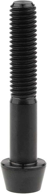 Tornillos titanio M8x45mm paso hexagonal Allen pack 4 negro