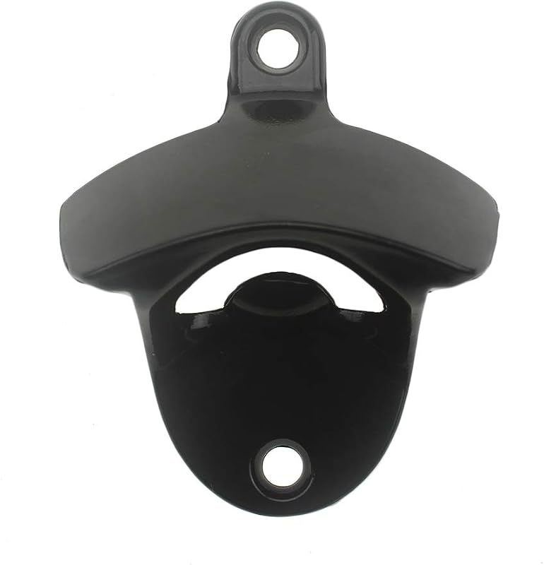 Abridor botella inox montaje pared color negro