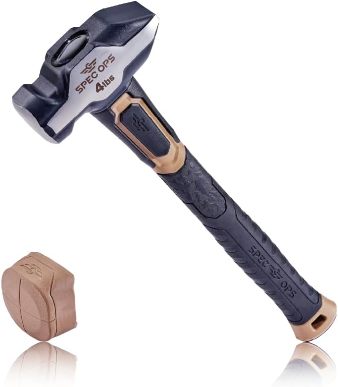 Martillo Herrero 4libra mango bimaterial tapa suave negro
