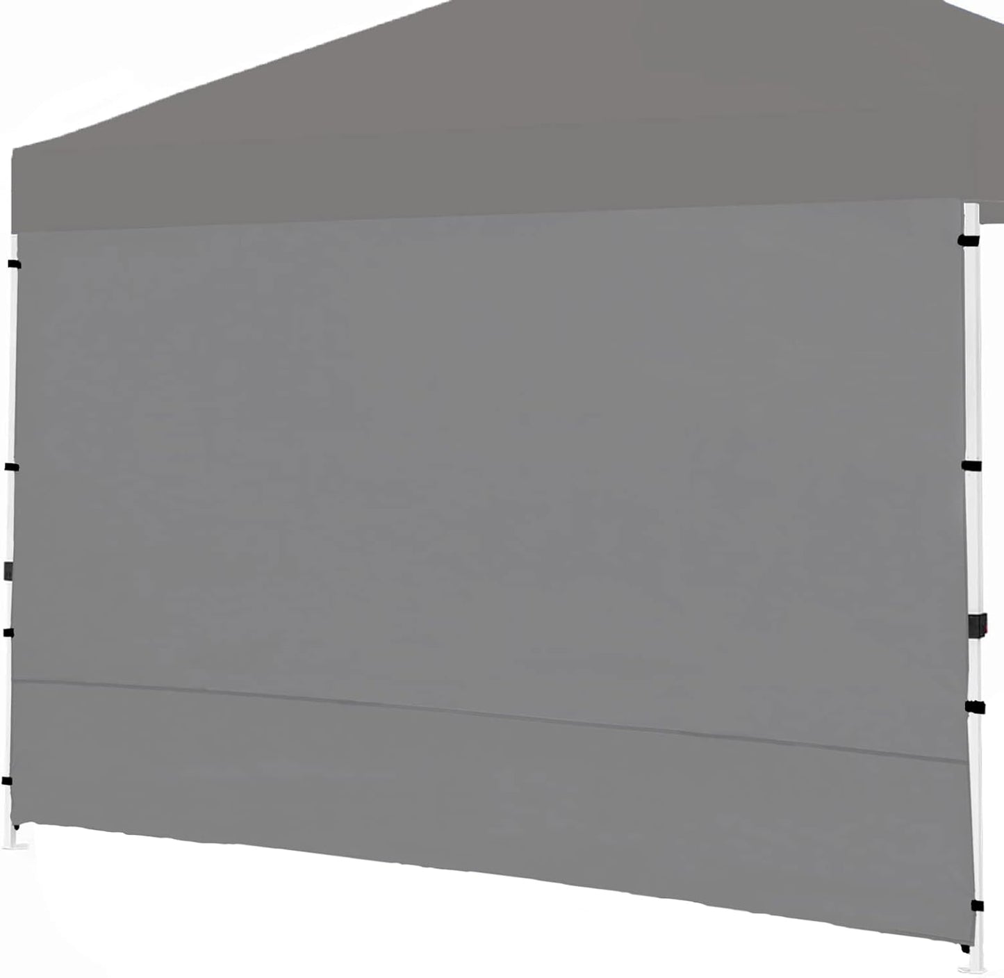 Pared toldo desplegable 10x10ft color gris