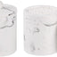 Dispensador soporte QTip baño con tapa recipiente cosméticos