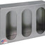 Caja luz ovalada acero imprimado color gris