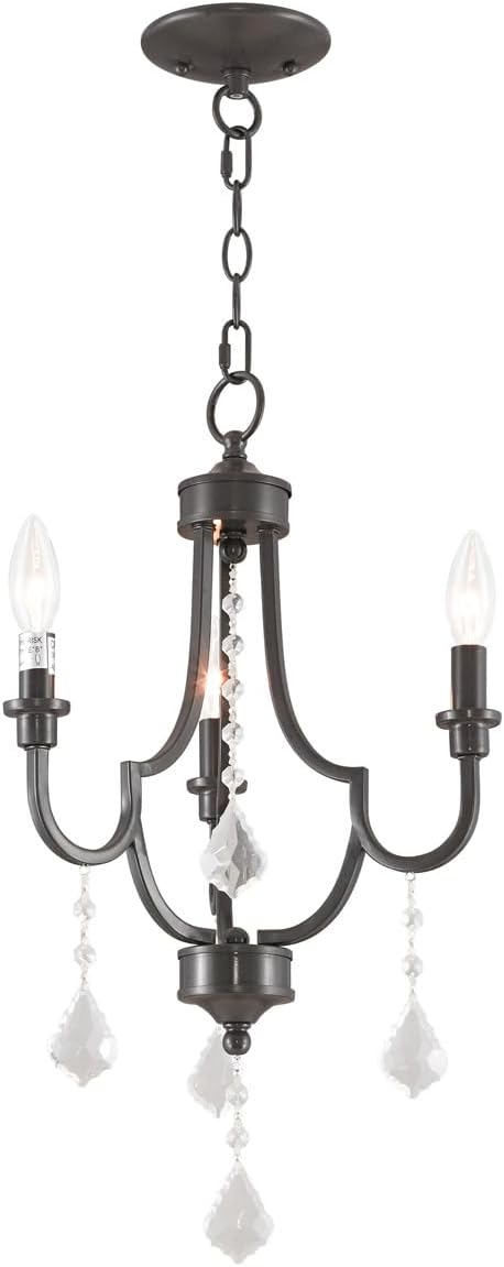 Candelabro English Bronze 3 Luces Mini Glendale