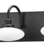 Lámpara tocador LED 5 luces negra mate moderna regulable