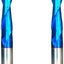 2 Pzas Router Bits CNC Espiral 1/4pulg SupeRun 2D 3D