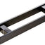 Manijas puerta acero inox negro 12pulg vidrio