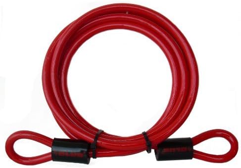 Bloqueo cable seguridad acero núcleo trenzado