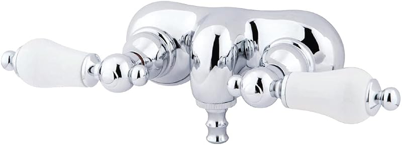 Grifo vintage bañera 3-3/8pulg cromado pulido