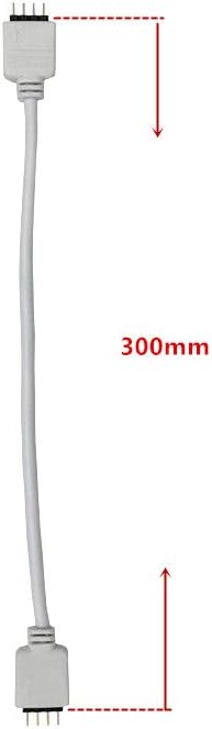 15 Pzas Cable RGB 1.0pie conector LED para tira luz SMDRGB