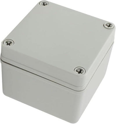 Caja eléctrica ABS IP65 impermeable 4x4x3pulg gris