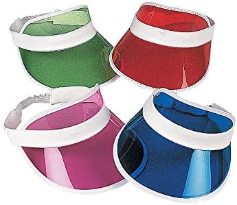 Vizeras transparentes coloridas para fiestas al aire libre