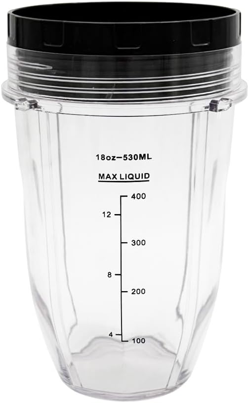 2 Pzas Repuesto 18oz con Tapa comp Nutri Ninja BN400