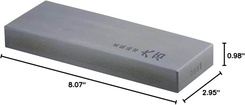 Piedra de agua japonesa Toishi 1000 grano 8x3"