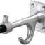 Gancho ropa aluminio 3-3/4pulg acabado mate