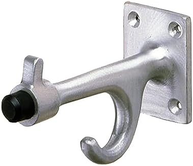 Gancho ropa aluminio 3-3/4pulg acabado mate