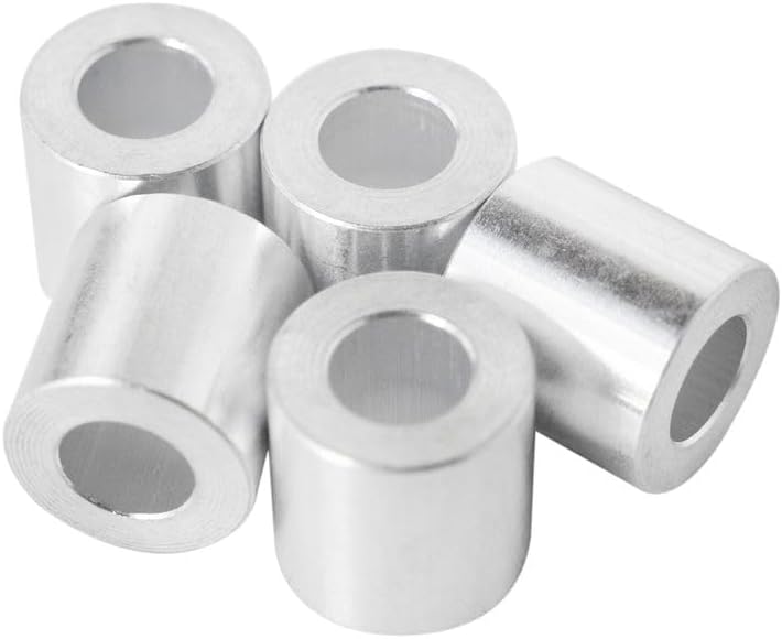 Espaciador aluminio 3/4x3/8 redondo sin rosca para pernos 3/8 o M10