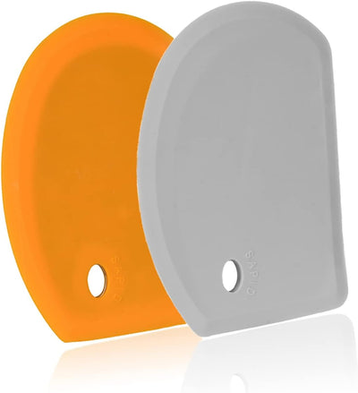 Raspador silicona acero inox flexible para hornear y fermentar