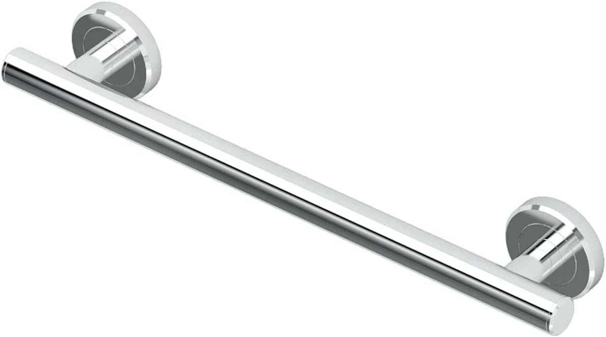 Barra agarre acero inox 12" cromada para pared