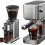 Máquina de café expreso con molinillo rápido y espumador de leche