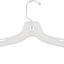 Percha plástico peso medio 17" color blanco 50 Uds