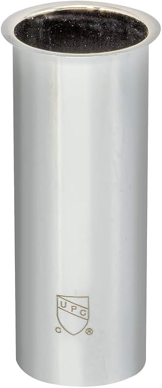 Tailpiece acero 1-1/2x4 pulg bridas latón cromado 35081