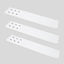 Soporte encimera 14" x2.5" 3uds blanca resistente