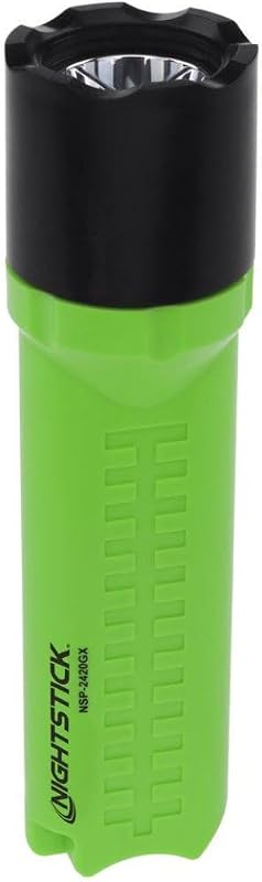 Linterna con interruptor de cola verde