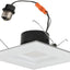 Foco empotrable LED cuadrado blanco 6" 3000K