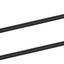 Toallero acero inox 304 negro mate 24" set 2
