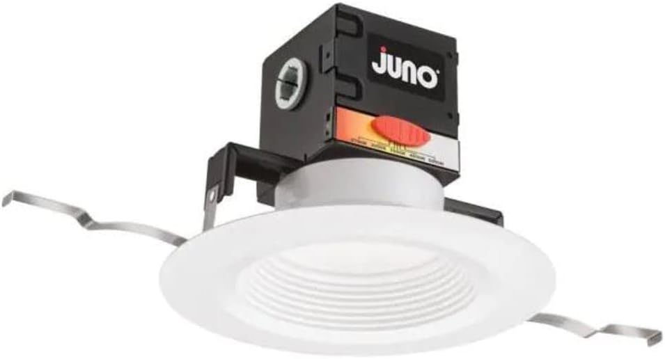 Lámpara LED Downlight 6pulg blanco borde deflector