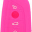 Funda silicona llave BMW X1 X3 X4 X5 X6 4 Botón Rosa