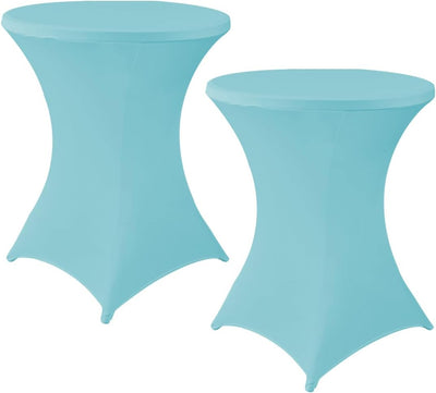 2 Manteles Elásticos Highboy para Fiesta Azul Bebé 30-32pulg