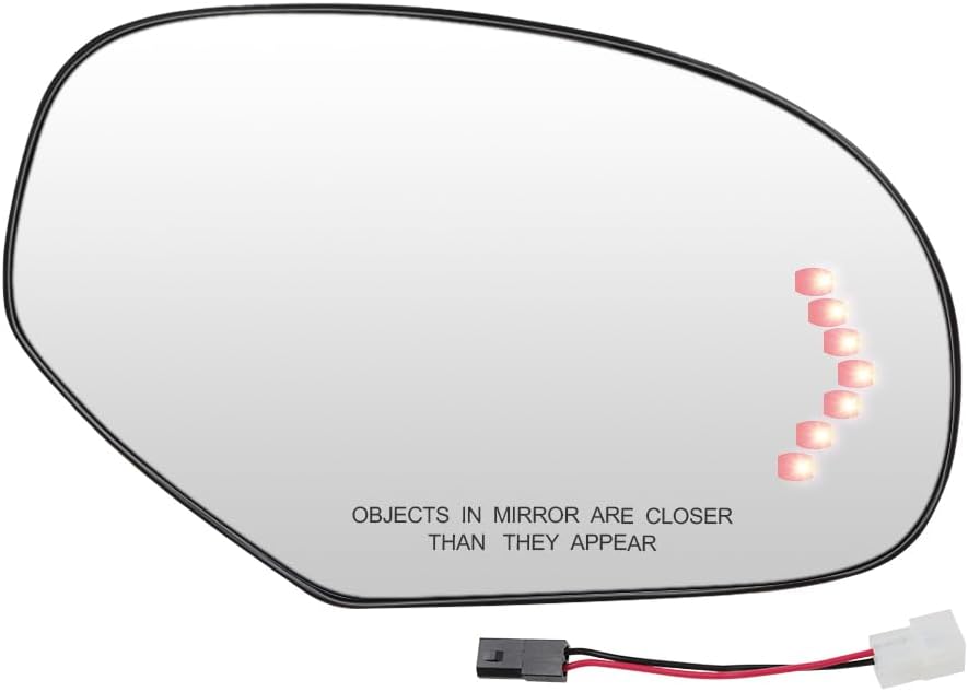 Espejo calefactable luz intermitente Chevy