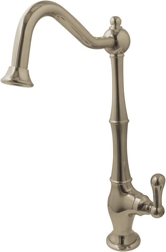 Grifo filtración agua fría níquel cepillado