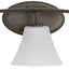 Lámpara tocador baño moderna 5 luces color bronce