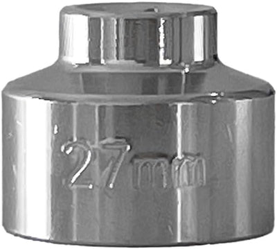 Llave filtro aceite coche 27mm zócalo 6 puntas