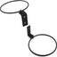 Soporte pared para plantas plegable 4.3" negro set 2