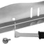 Deflectora puerta horno pizza acero inox 304 con agarre