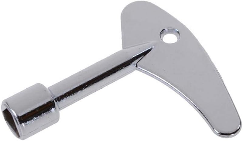 Llave triangular para cerradura puerta plata