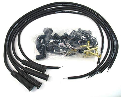 Set cables bujía 0.315pulg VW 4 cilindros negro