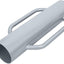 Poste metal para valla en T con mango 30lb plateado