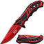 Cuchillo plegable con resorte