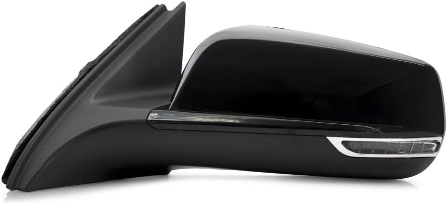 Espejo puerta Chevy conductor con luz giro negro texturizado