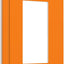 Cubierta interruptor decorativa naranja GFCI USB mediano