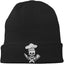 Gorro unisex calavera invierno suave color negro