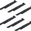 6 Cuchillas Repuesto Cortacésped Bad Boy 54pulg Negro
