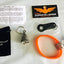 Kit motocicleta Don't Tread ON ME con colgador y pulsera