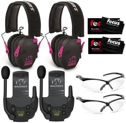 2 Pzas Auriculares para Disparo con Walkie Talkie y Gafas