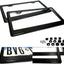 2 Pzas Marco Placa Matrícula USA Fibra Carbono Negro